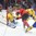 MONTREAL, CANADA - JANUARY 4: Canada's Julien Gauthier #12 scores on Team Sweden's Felix Sandstrom #1 while Sweden's Kristoffer Gunnarsson #6, Tim Soderlund #29 and Jacob Larsson #4 battle to stop the shot during semifinal round action at the 2017 IIHF World Junior Championship. (Photo by Matt Zambonin/HHOF-IIHF Images)

